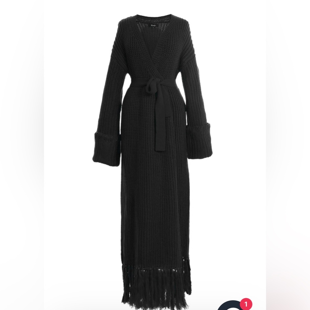 Like New Hanifa Miya Sweater Wrap Dress